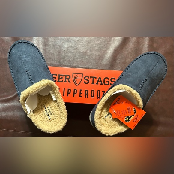DEER STAGS SLIPPEROOZ NORDIC SLIPPER… New!! - Picture 4 of 6